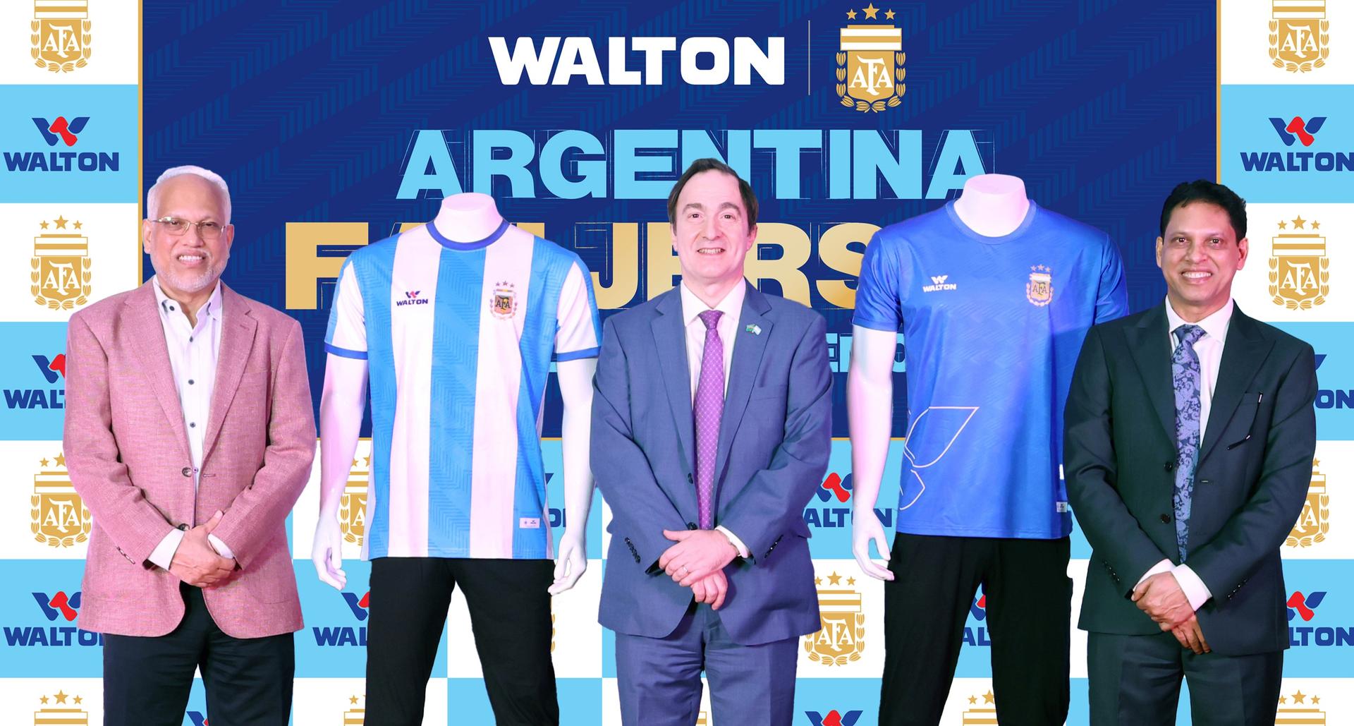 Walton unveils Argentina fan jersey in Bangladesh ahead of FIFA World Cup 2026