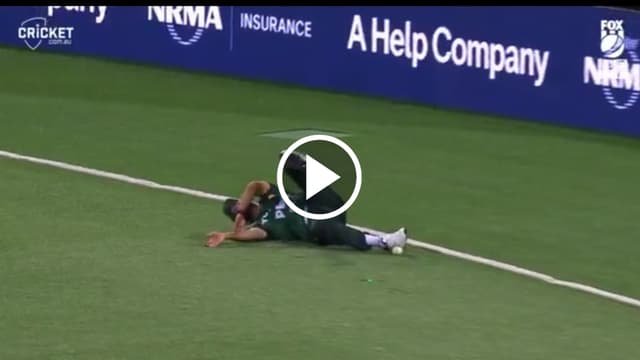 Watch: Haris Rauf's Accidental Boundary Save With His Boot in T20I Against Australia