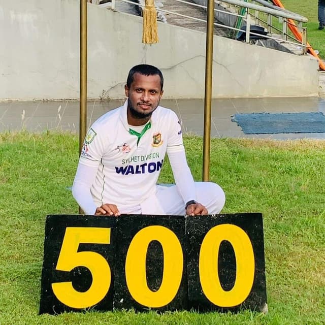 Enamul enters 500 wickets Club