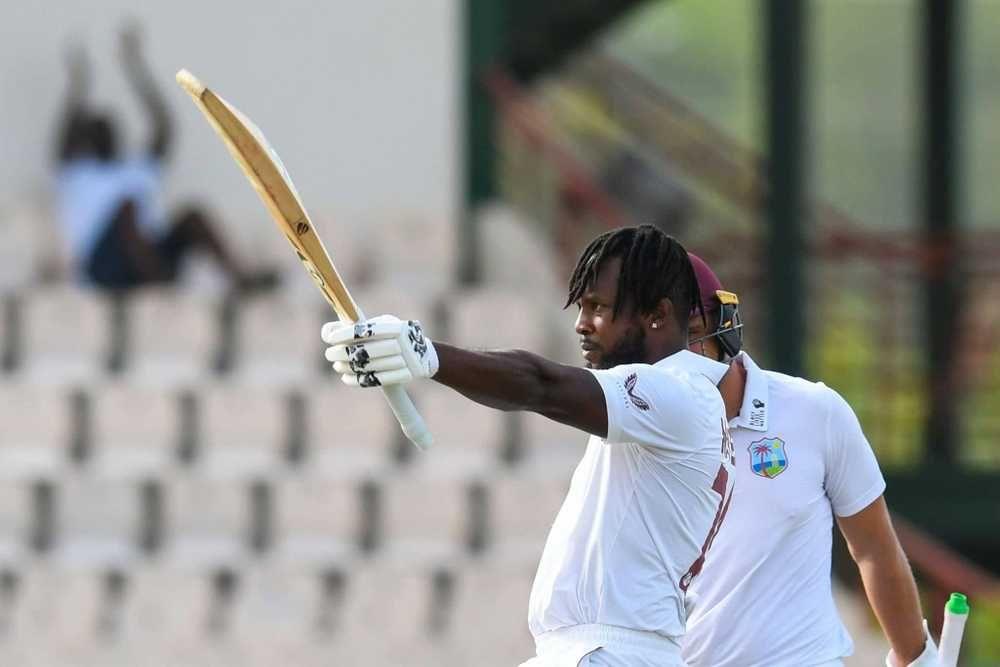 Mayers' century give West Indies massive advantage against Bangladesh