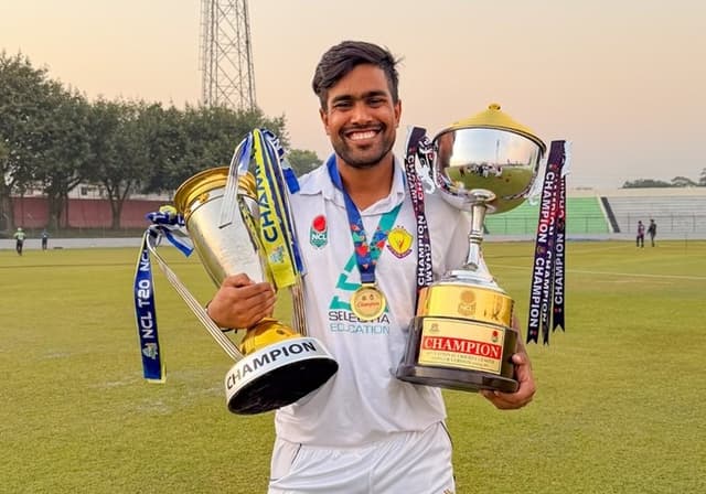 Akbar Ali leads Rangpur to historic NCL double, credits entire team