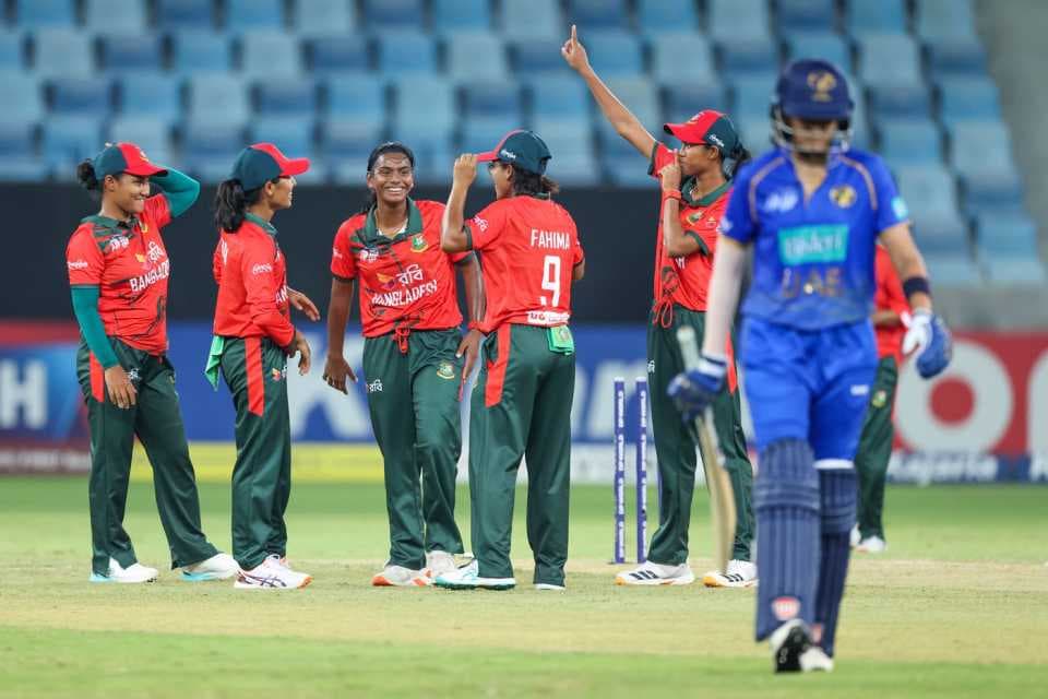 Bangladesh women beat UAE by 34 runs to reach Asia Cup semi-final