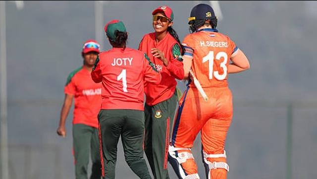 Bangladesh women finish tri-series with 13-run win over Netherlands