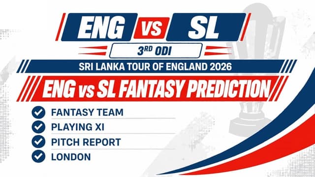 England vs Sri Lanka 3rd ODI Match, Dream 11 Prediction Fantasy Cricket