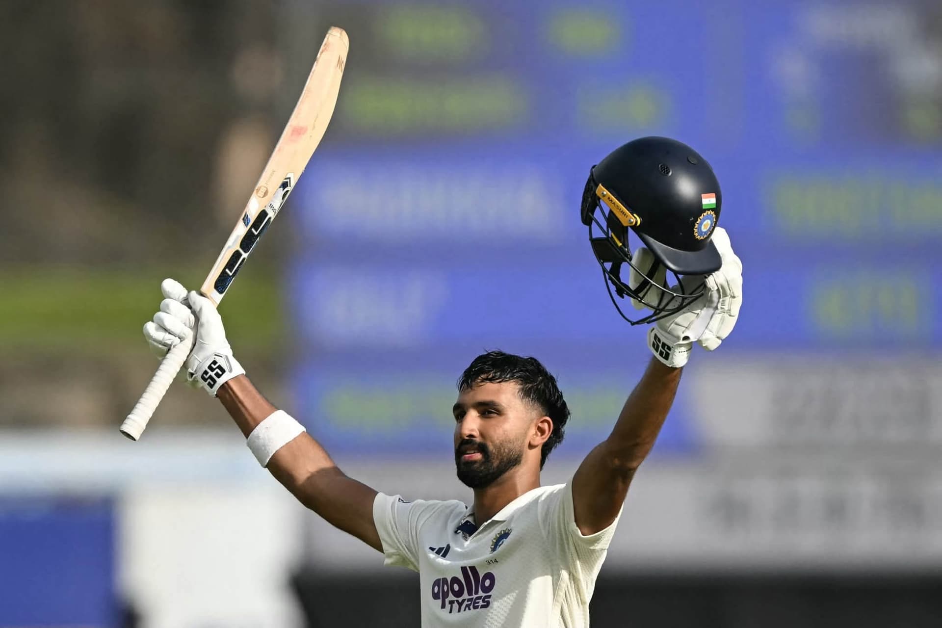 Padikkal century puts India in command on opening day