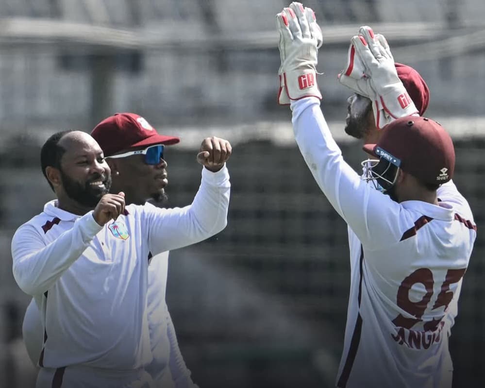 Warrican’s Five-For Triggers Bangladesh Collapse as West Indies Fight Back on Day 2