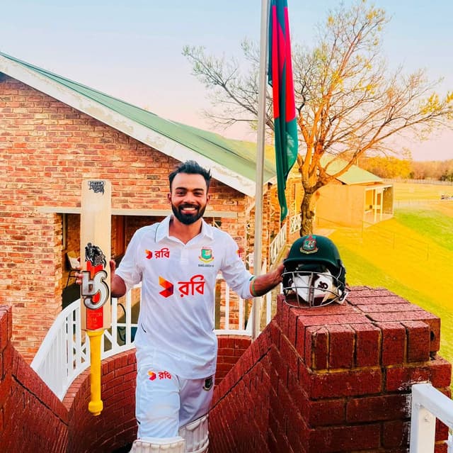 Towhid Hridoy makes history with record-breaking double century in South Africa