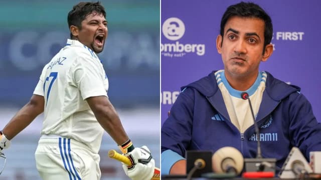 Gautam Gambhir Accused Sarfaraz Khan of Leaking Dressing Room Talks