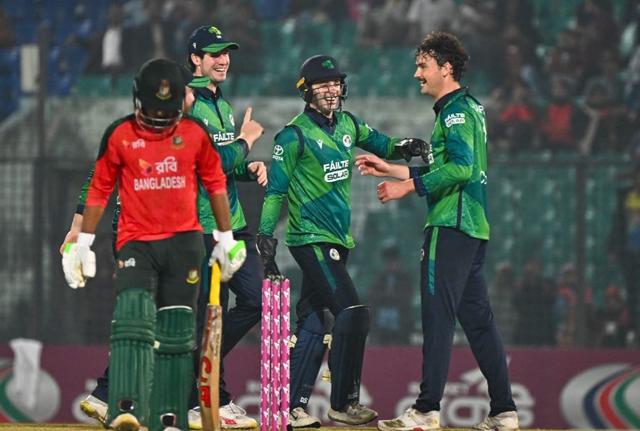 Hridoy’s unbeaten 83 not enough as Bangladesh lose T20I opener to Ireland