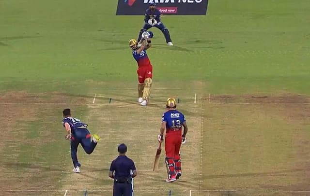 IPL 2024: Virat Kohli hits a stunning six off Naveen-ul-Haq in RCB vs LSG match