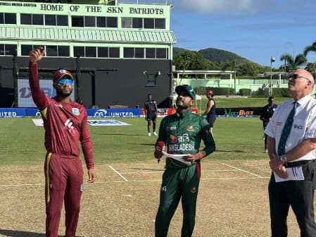 Live: West Indies ask Bangladesh to bat first, both teams make one change