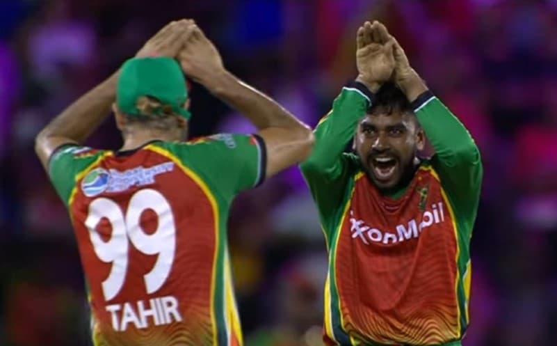 Miraz takes 4 for 23 as Guyana Amazon Warriors beat Trinbago Knight Riders in CPL