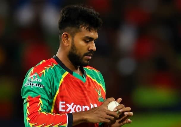 Miraz takes 3 wickets on CPL debut as Guyana win