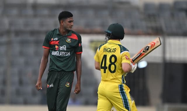 “Nothing serious” - Mosaddek downplays Rana-Inglis heated moment