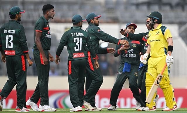 Nahid Rana reprimanded by ICC after heated celebration following Inglis dismissal