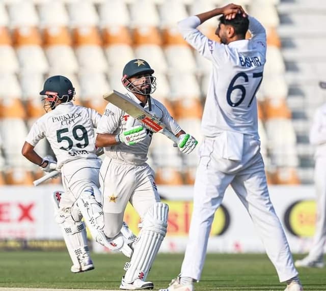 Captain Masood's marathon 151 and Shafique's 102 propel Pakistan to bag the day