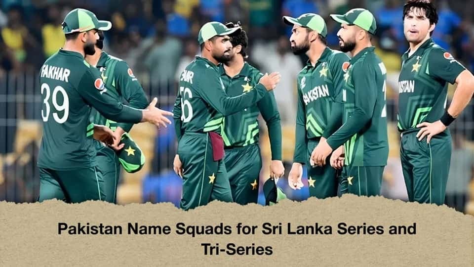Pakistan Announce Squads for White Ball Home Series Against Sri Lanka
