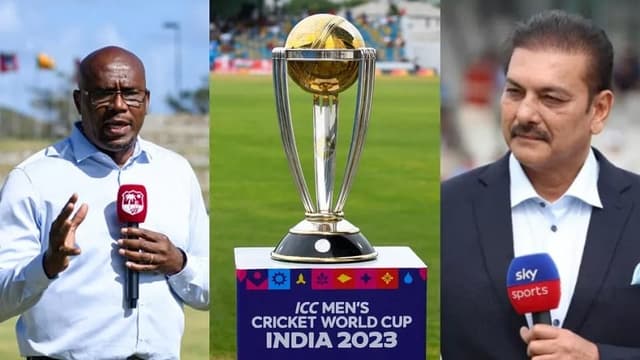 Commentary panel announces for the 2023 World Cup final