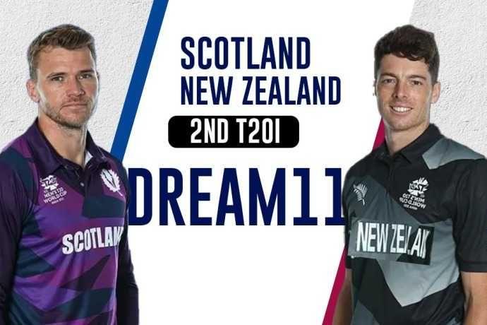 Scotland vs New Zealand, 2nd T20i, Dream11 Prediction, Fantasy Cricket