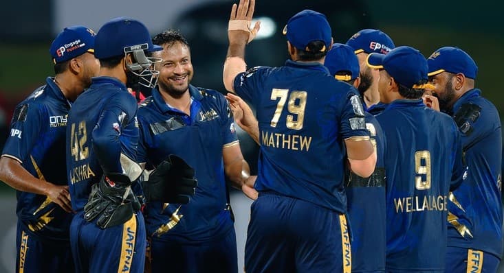 Shakib stars in Jaffna Kings' comfortable win in LPL