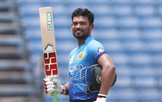 Shanto’s century powers Abahani to dominant 9-wicket win in DPL