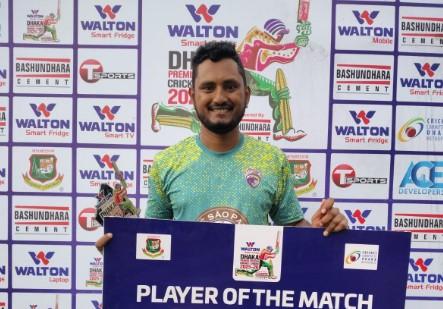 Shykat Ali’s 88* powers Dhaka Leopards to 6-wicket win over Gulsan in DPL