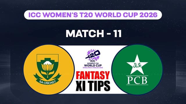 South Africa Women vs Pakistan Women ICCWWC T20 2026 Match 11, Dream 11 Prediction, Fantasy Cricket