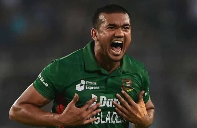Taskin Ahmed achieves milestone of 150 wickets in international cricket