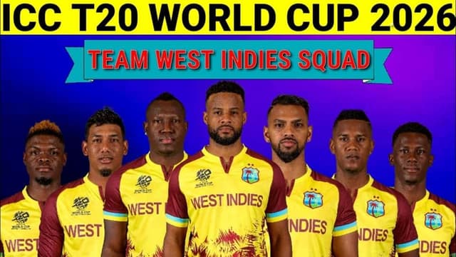 West Indies Announce Squad for ICC T20 World Cup 2026