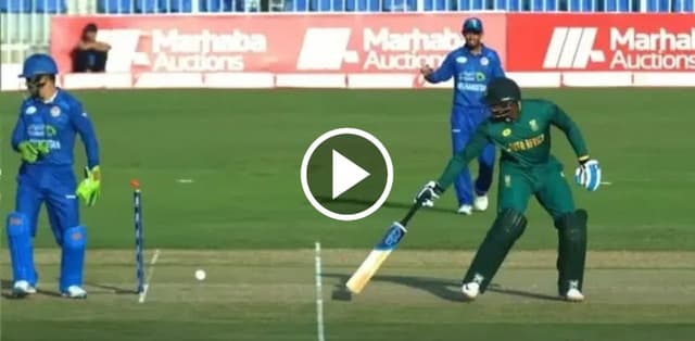 Watch: Gulbadin Naib's Stunning Run-Out of Andile Phehlukwayo Shocks South Africa in First ODI